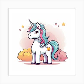 Unicorn 50 Art Print