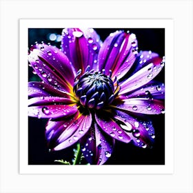 Purple Flower Art Print