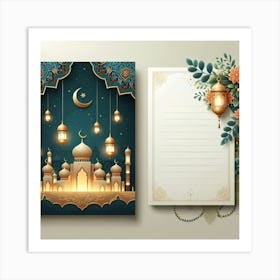 Muslim Greeting Card 8 Art Print