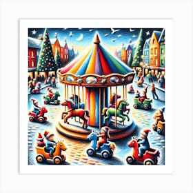 Super Kids Creativity:Carousel 1 Art Print