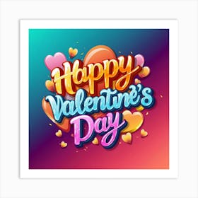 Happy Valentine'S Day Art Print