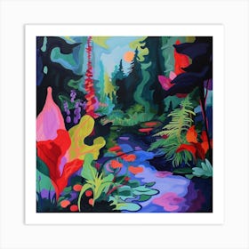 Colourful Gardens University Of British Columbia Canada 2 Art Print