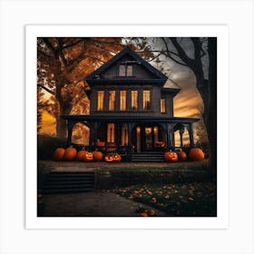 Haunted House 10 Art Print