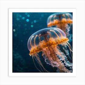 Jellyfishes Art Print