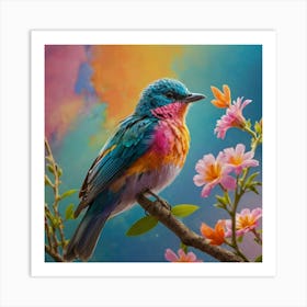 Colorful Bird 1 Art Print