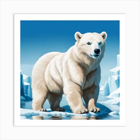 Polar Bear Art Print