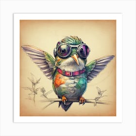 Hummingbird 67 Art Print