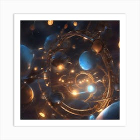 Birth of time Art Print