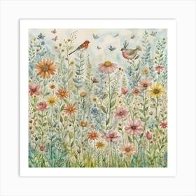 Wildflowers 3 Art Print