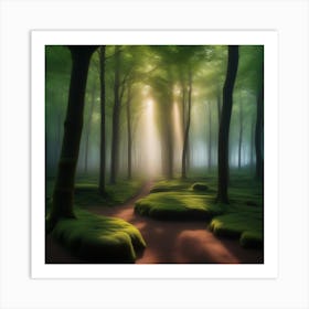 Mystical Forest Retreat 33 Art Print