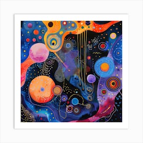 Colourful Universe Art Print