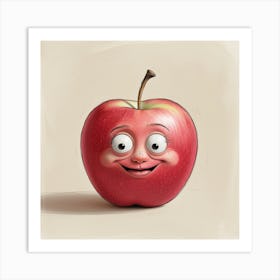 Red Apple Art Print