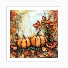 The Pumpkin Harvest 9 Art Print