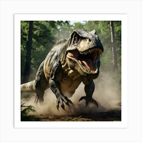 Jurassic Park T-Rex Art Print