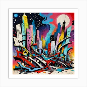 Chicago Cityscape Art Print