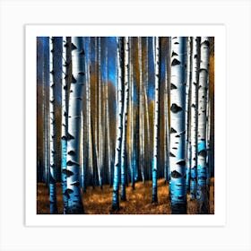 Birch Trees 18 Art Print