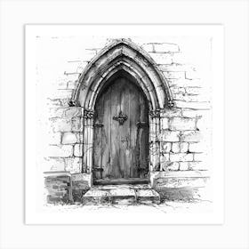 Door To The Church Art Print