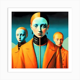 The Three Siblings Art Print