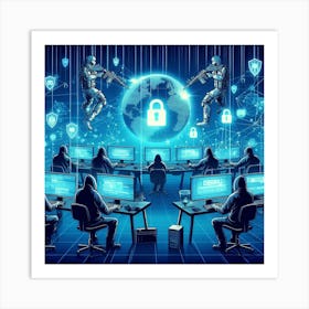 Cyber Security 1 Art Print