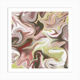 Abstract Swirls 1 Art Print