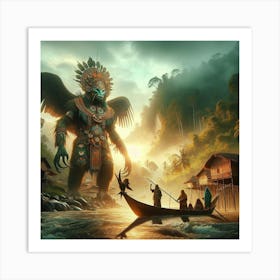 The River Guard Art Print