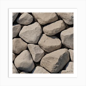 Rock Wall 4 Art Print