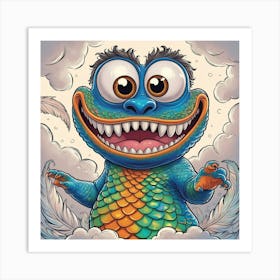 Monsters In The Sky Art Print