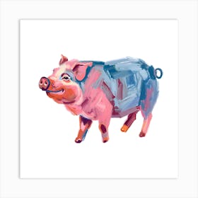 Duroc Pig 04 Art Print