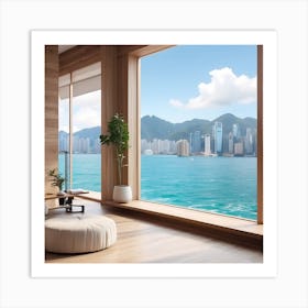 View Of Hong Kong Art Print