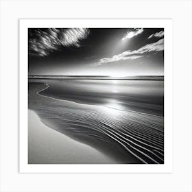 Sand Ripples Art Print