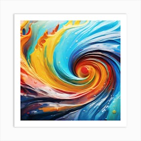 Abstract Painting 23 Art Print