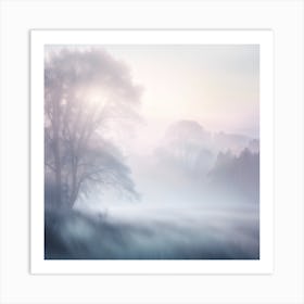 Misty Morning Art Print