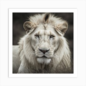 White Lion 1 Art Print