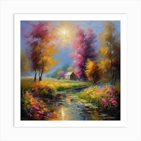 Autumn In The Countryside Art Print