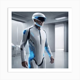 Futuristic Man 25 Art Print