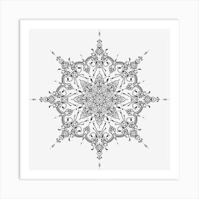 Henna Mandala 03 Art Print