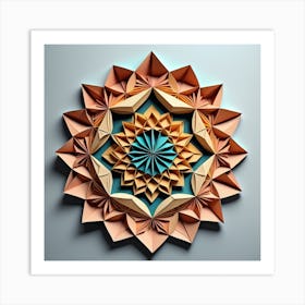 Origami Flower Art Print