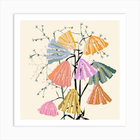 Matisse colorful blooming Square Art Print