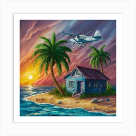 House On The Beach 1 Art Print