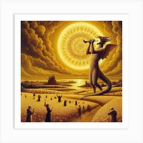 In Gold Art Print