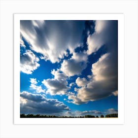 Cloudy Sky 8 Art Print