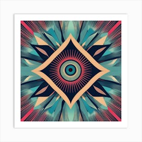 Psychedelic Eye 1 Art Print