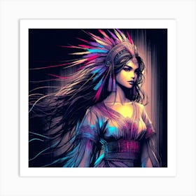 Exotic Beauty Artwork 152 Art Print