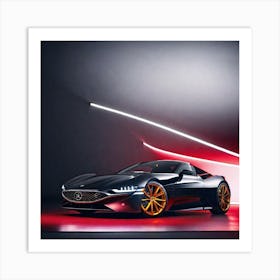 Mercedes Benz Concept Art Print