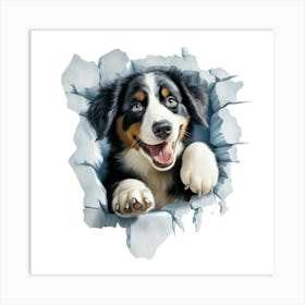 Bernese Mountain Dog 1 Art Print