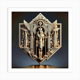 Egyptian Art Deco 14 Art Print