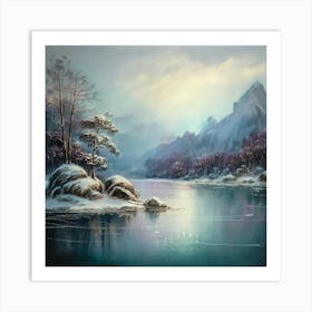 Winter Landscape 7 Art Print