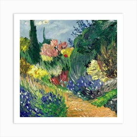 Garden By Vincent Van Gogh Art Print