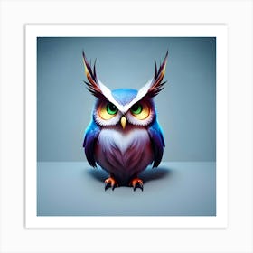 Owl 2 Art Print