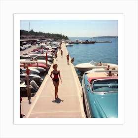 The Old Marina~Reimagined by Hall-O-Gram Creations, hallogram, hallogramcreations 10 Art Print